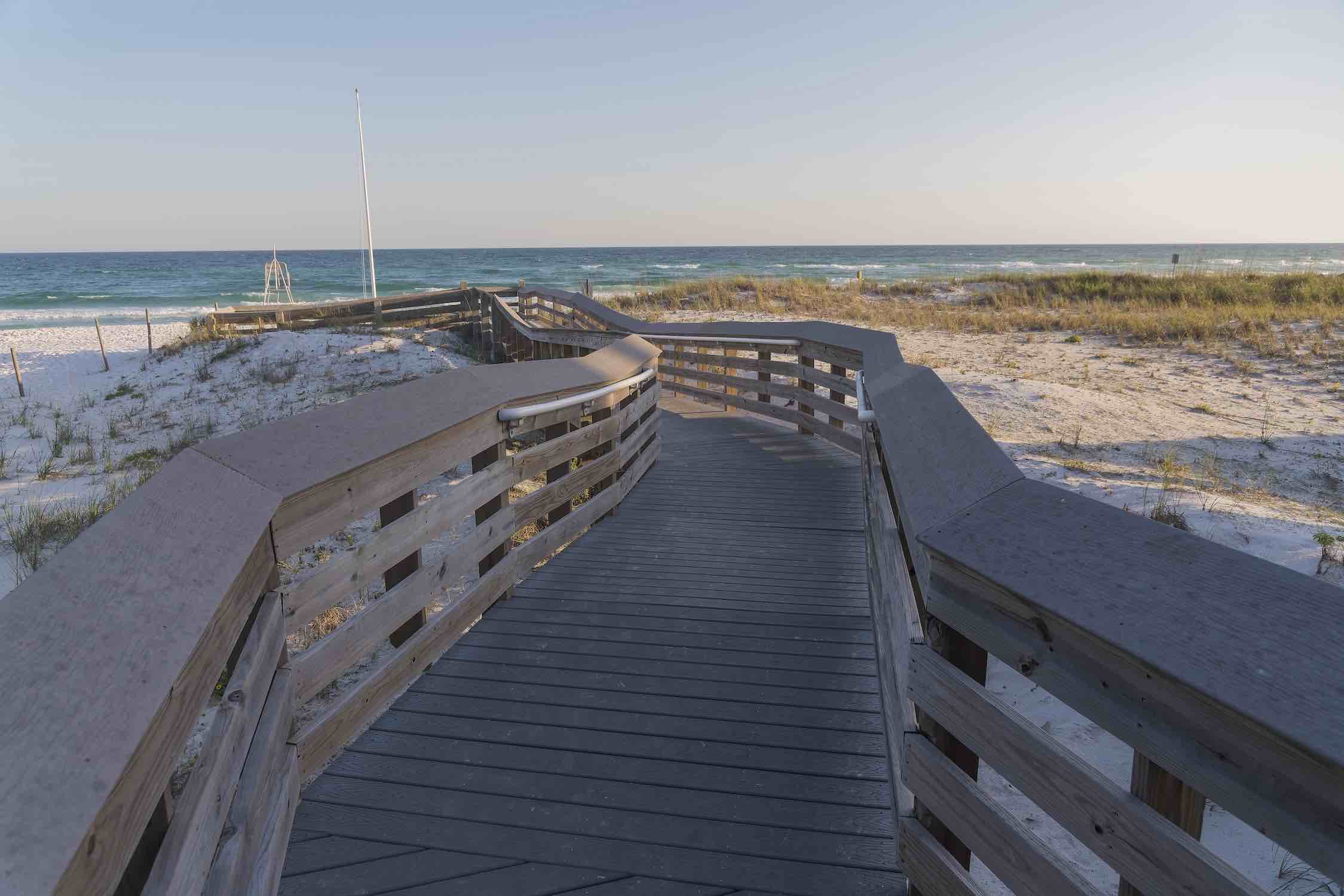 Accessible boardwalk in a Florida state park