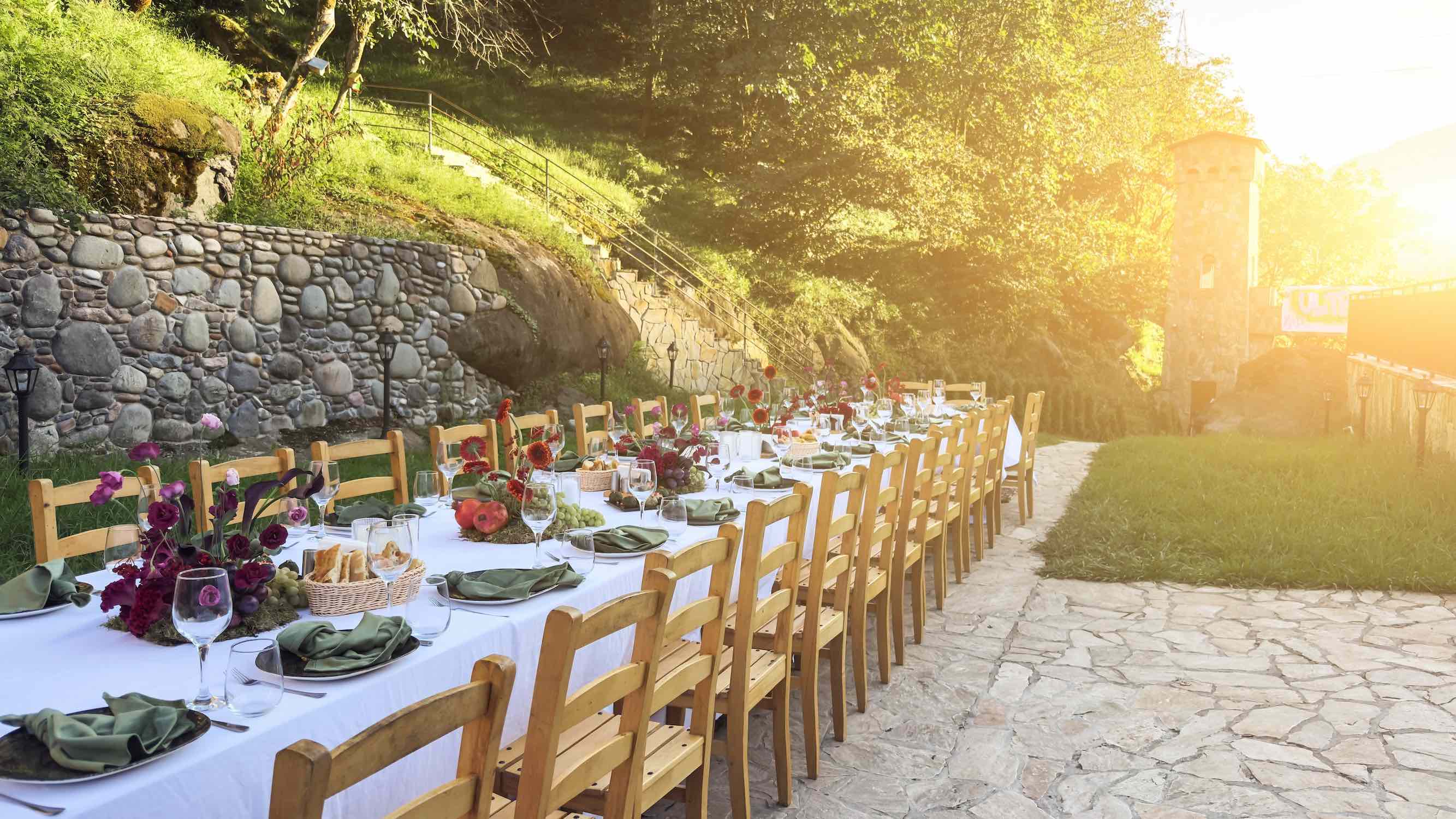 Traditional Georgia low-country boil group meal