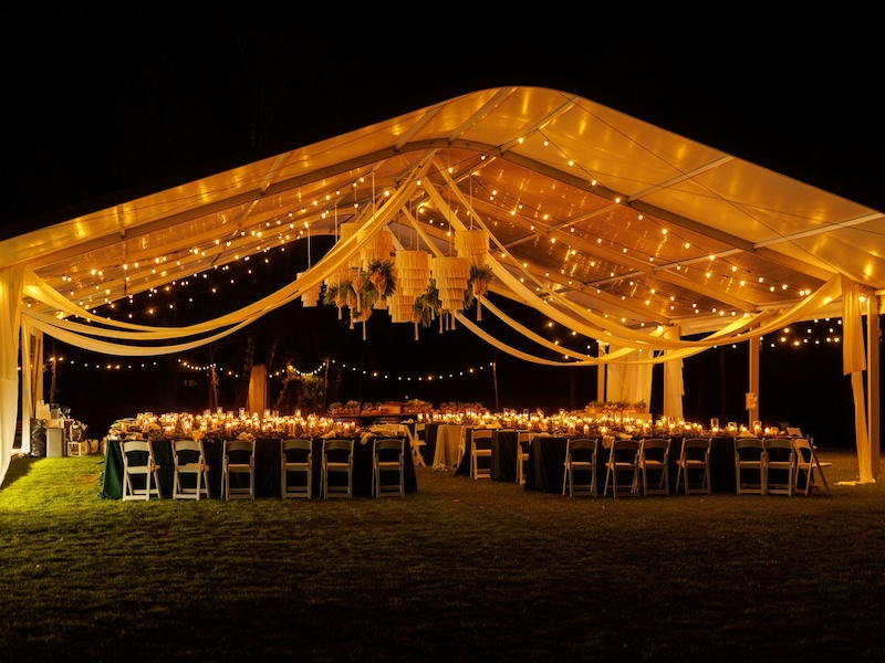 Beautiful outdoor event venue