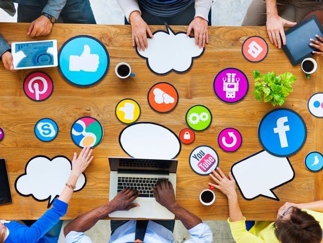 Cluttered social media notifications